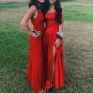 Sherri hill red prom dress 51631